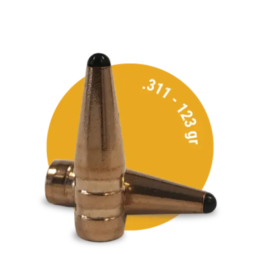 Monolitické lovecké střely Fox Classic Hunter .311, hmotnost 123grs Bezolovnatá střela diametr .311, hmotnost 123grs